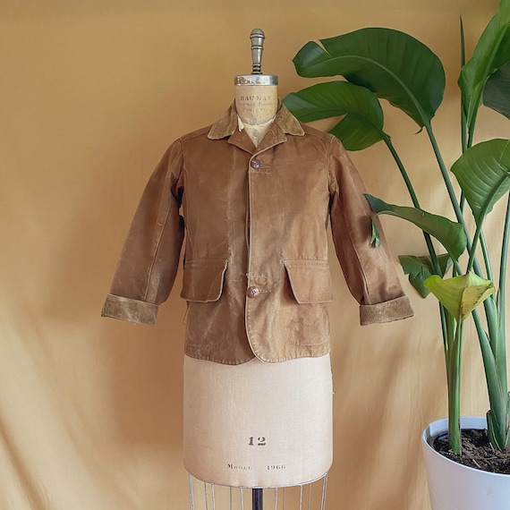 Vintage 1920s 1930s Duxbak Utica Hunting Jacket -