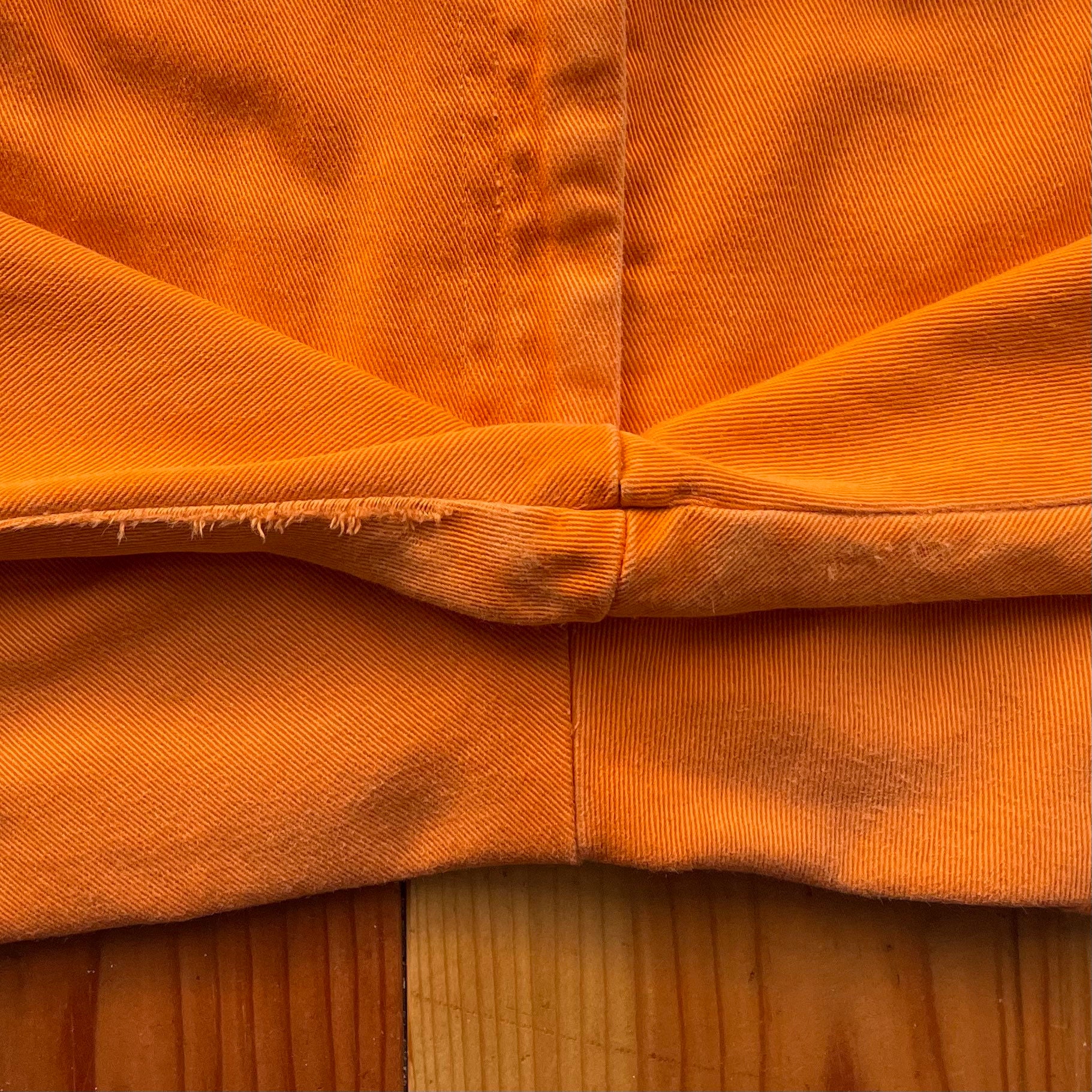 Vintage 1960s Orange GWG King Tapered Leg Jeans - 60s GWG High 