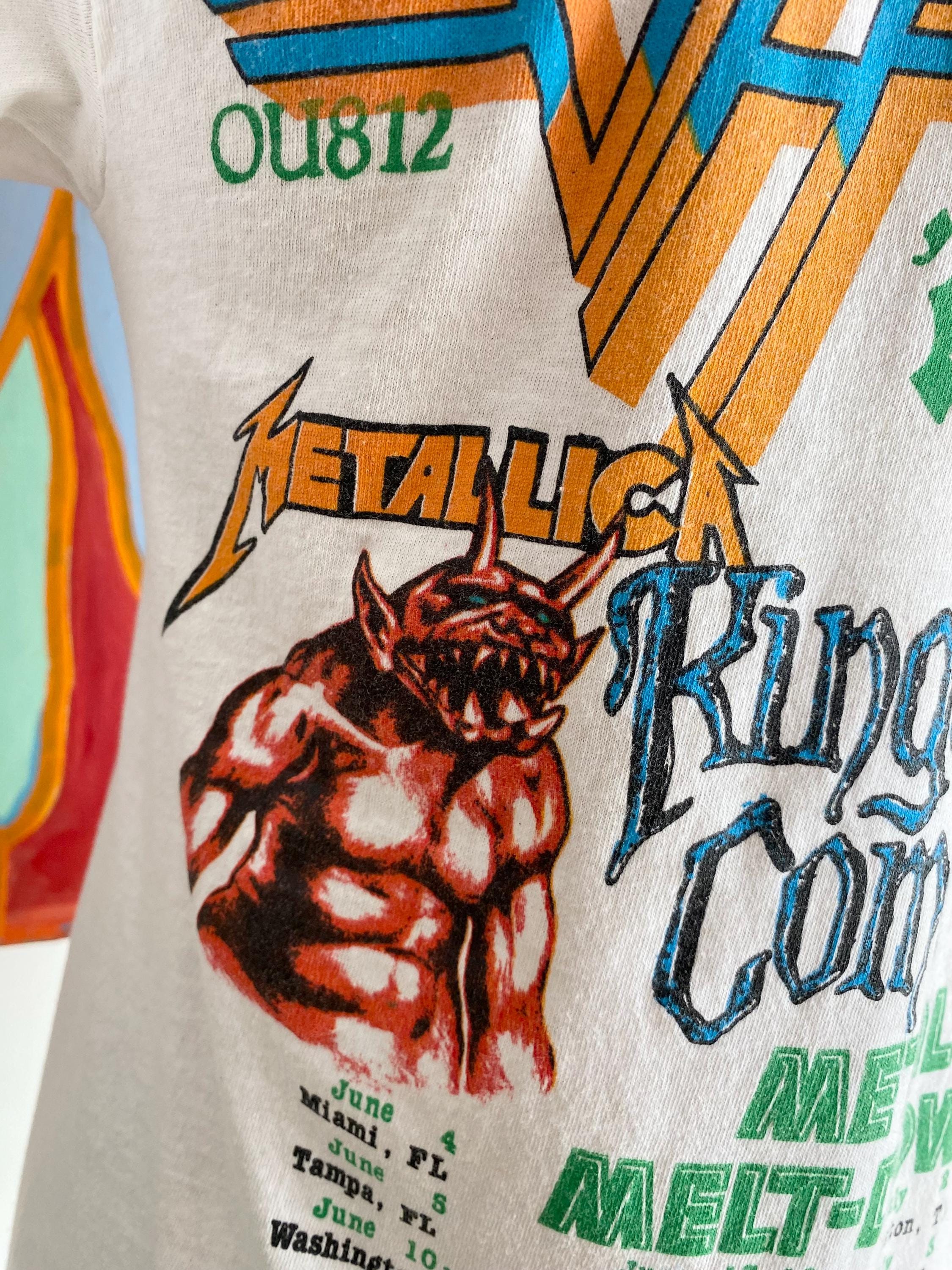 True Vintage 1988 Monsters of Rock Van Halen Metallica White Tour