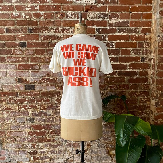 Vintage 1980s Hawkbusters T-Shirt - 80s We Came W… - image 5
