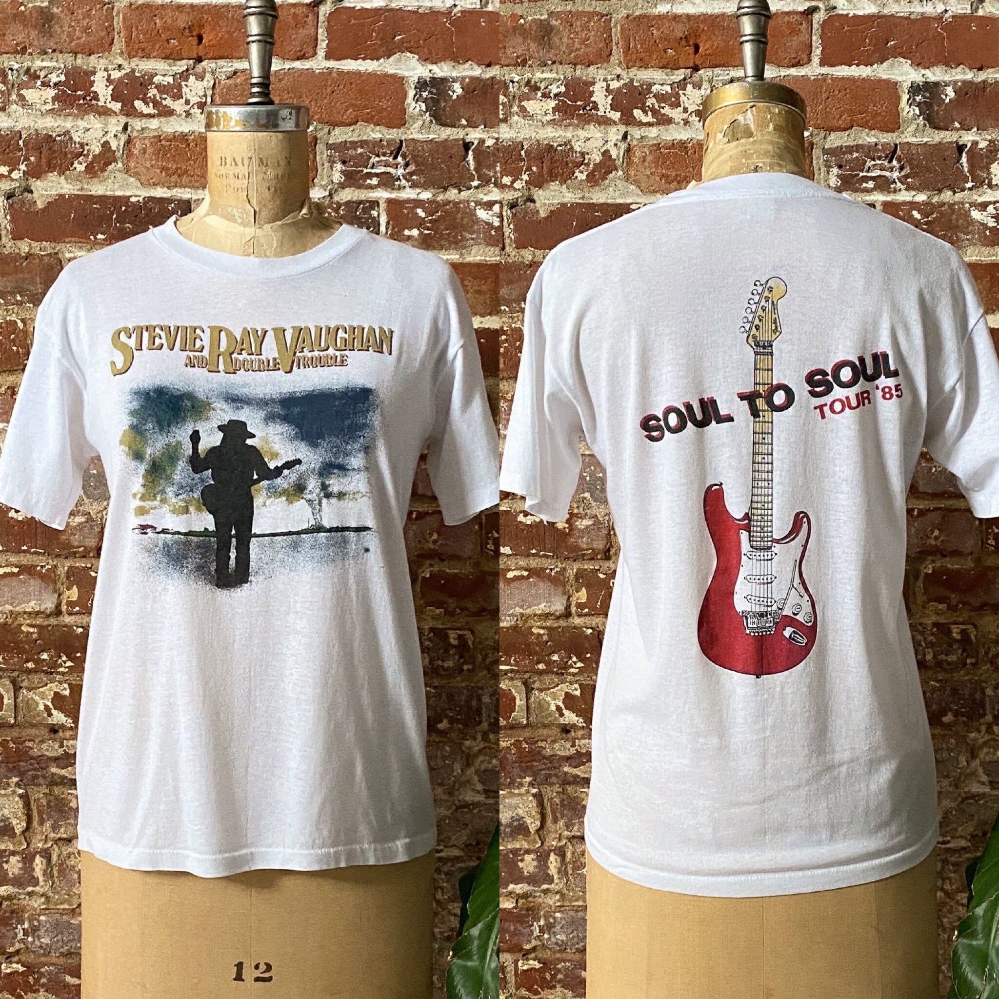 Vintage 1985 Stevie Ray Vaughan and Double Trouble Soul to