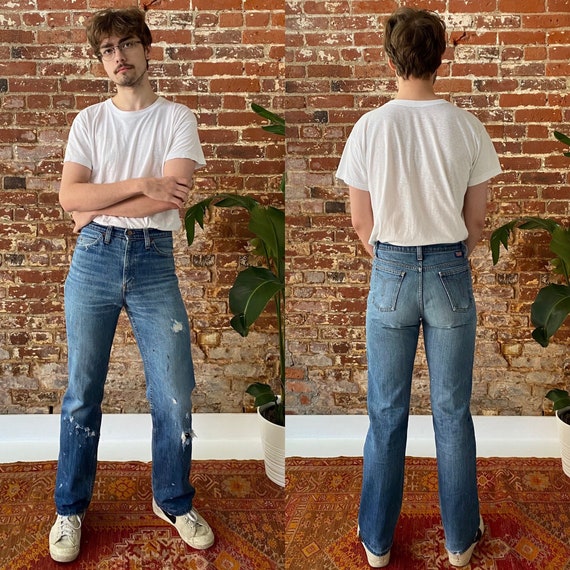Vintage 1970s GWG Medium Wash Jeans 70s 