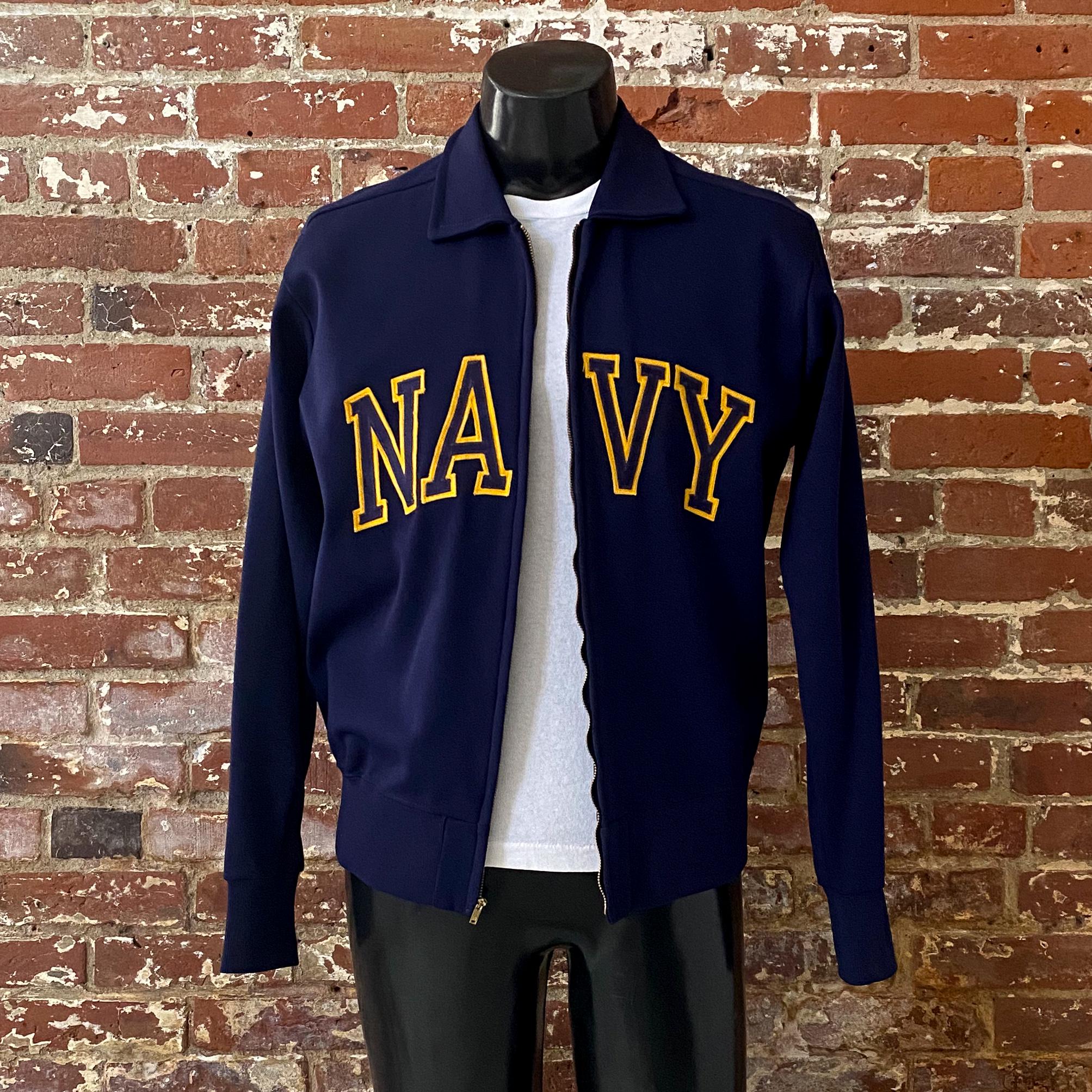 Vintage 1960s King O'shea US Navy Zip up Jacket - 60s US Naval