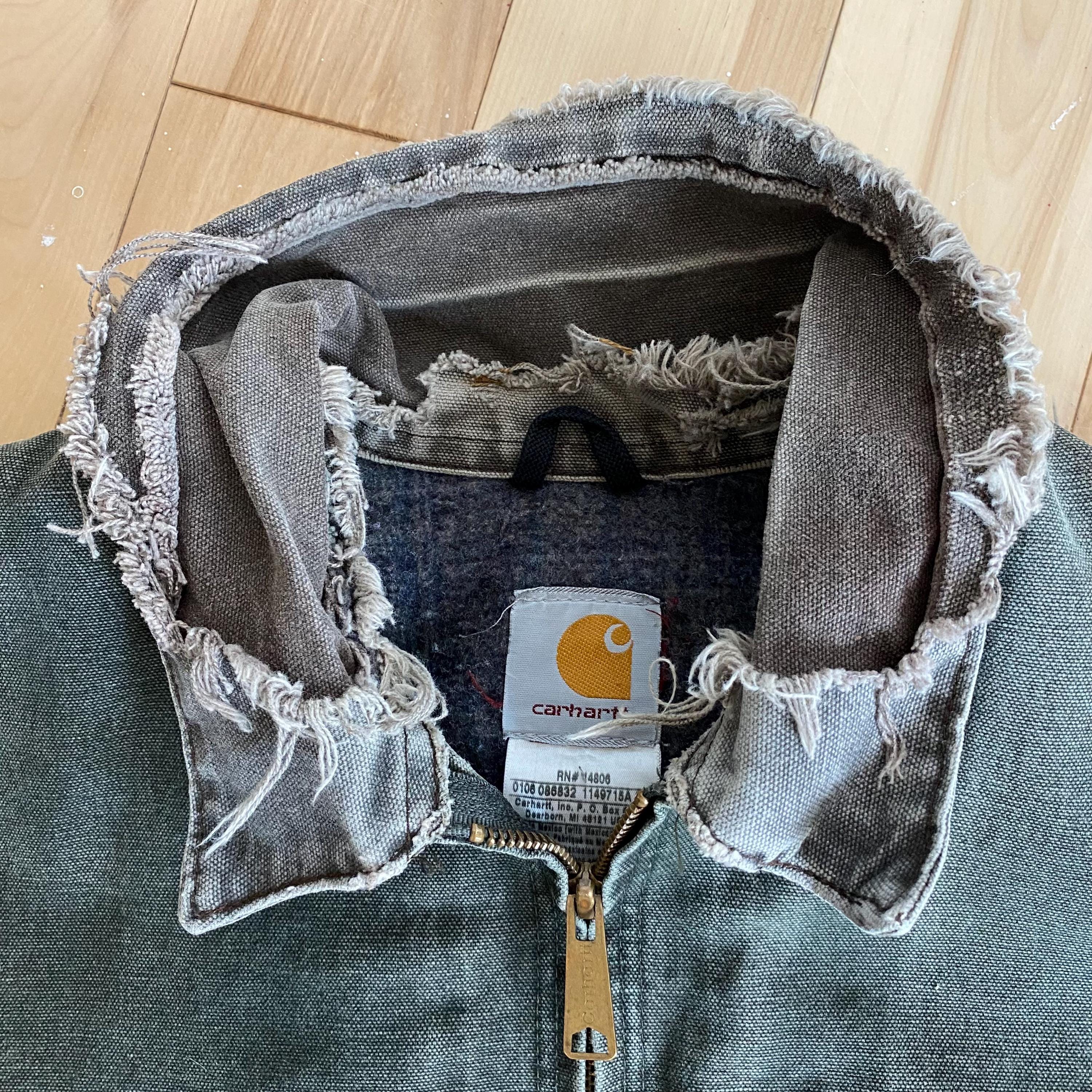Vintage Carhartt J97 MOS Detroit Jacket - Distressed Sun