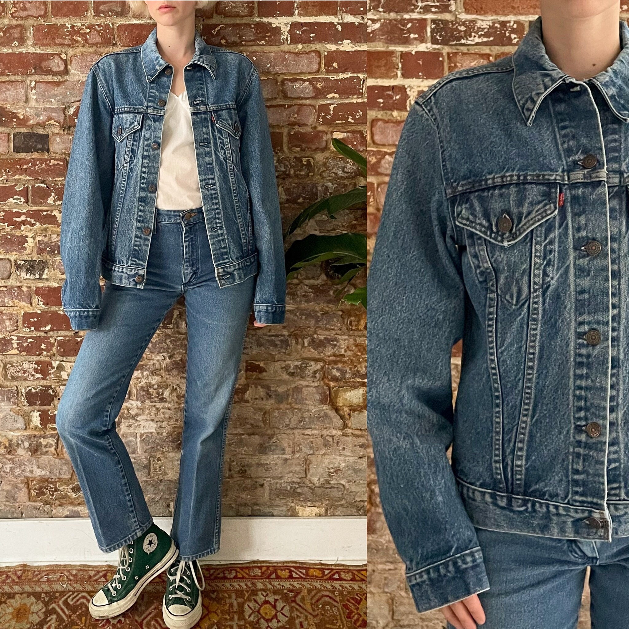 Vintage 1970s/1980s Levi's 71205 Type III Medium Wash Denim