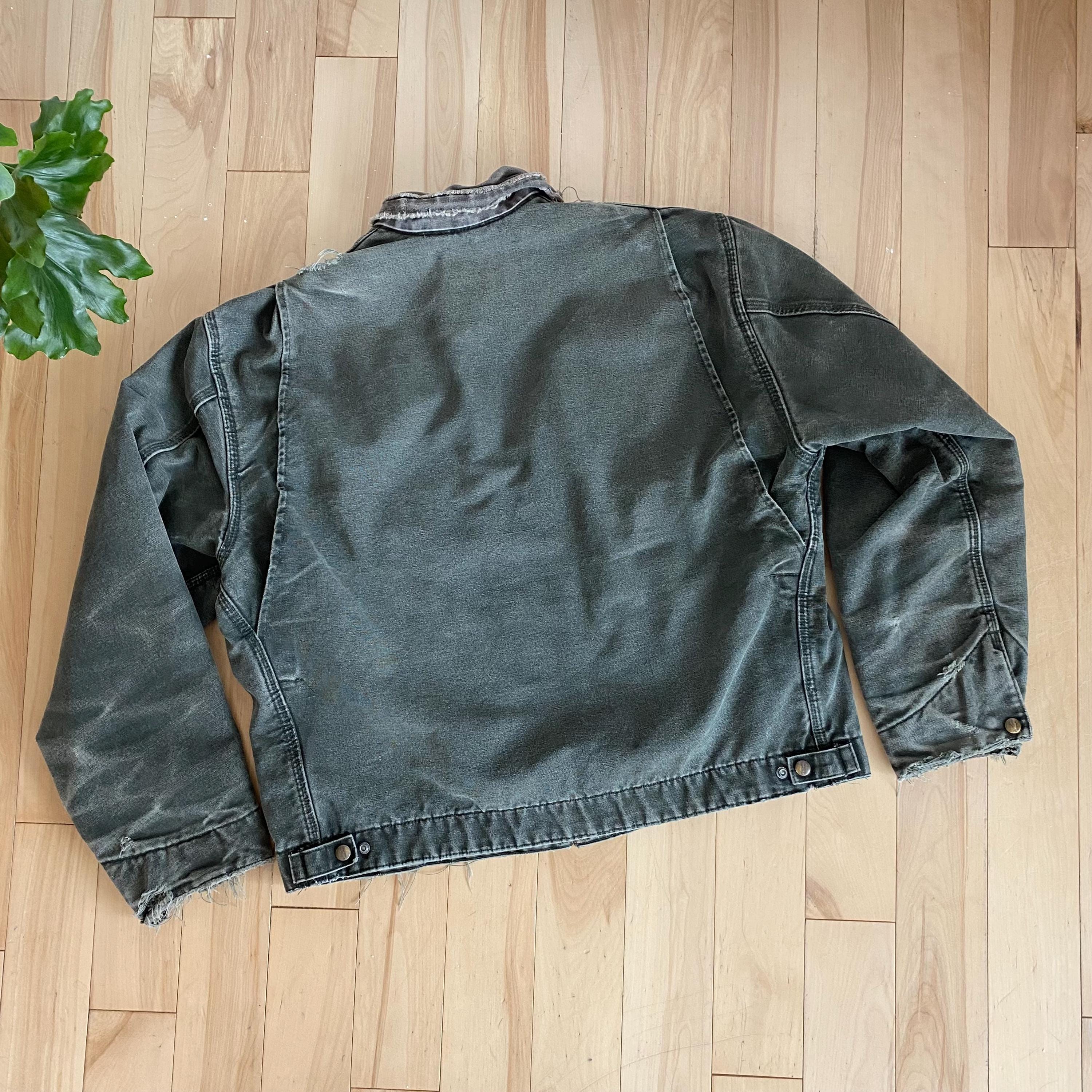 Vintage Carhartt J97 MOS Detroit Jacket - Distressed Sun