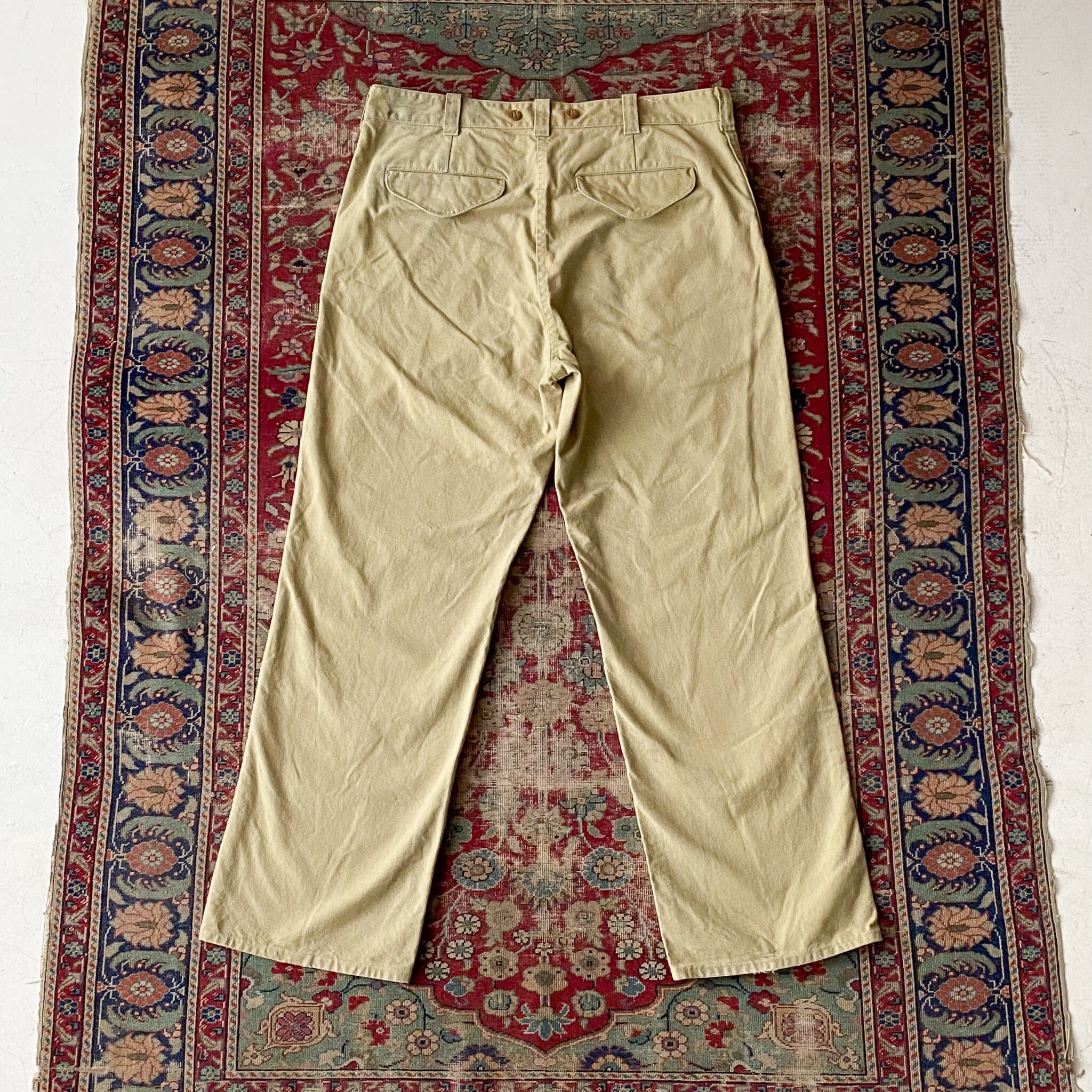 Vintage 1970s Filson Khaki Tin Cloth Waxed Cotton Hunting