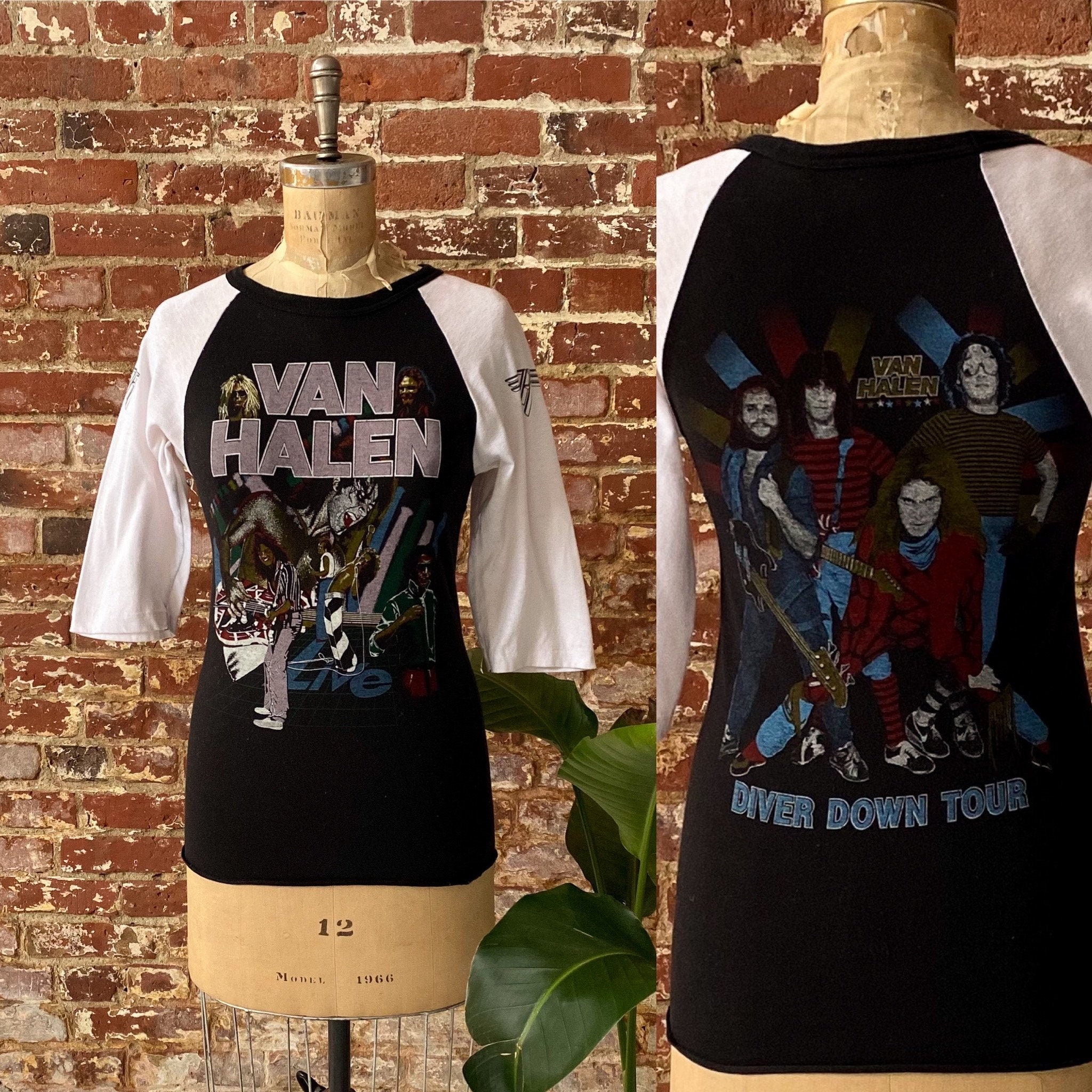 van halen diver down tour shirt