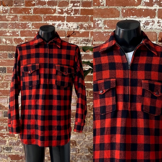Men's buffalo plaid pullover new arrivals