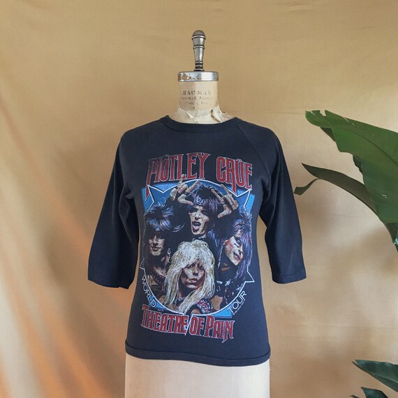 Vintage 1985 1986 Motley Crue Theatre Of Pain Worl