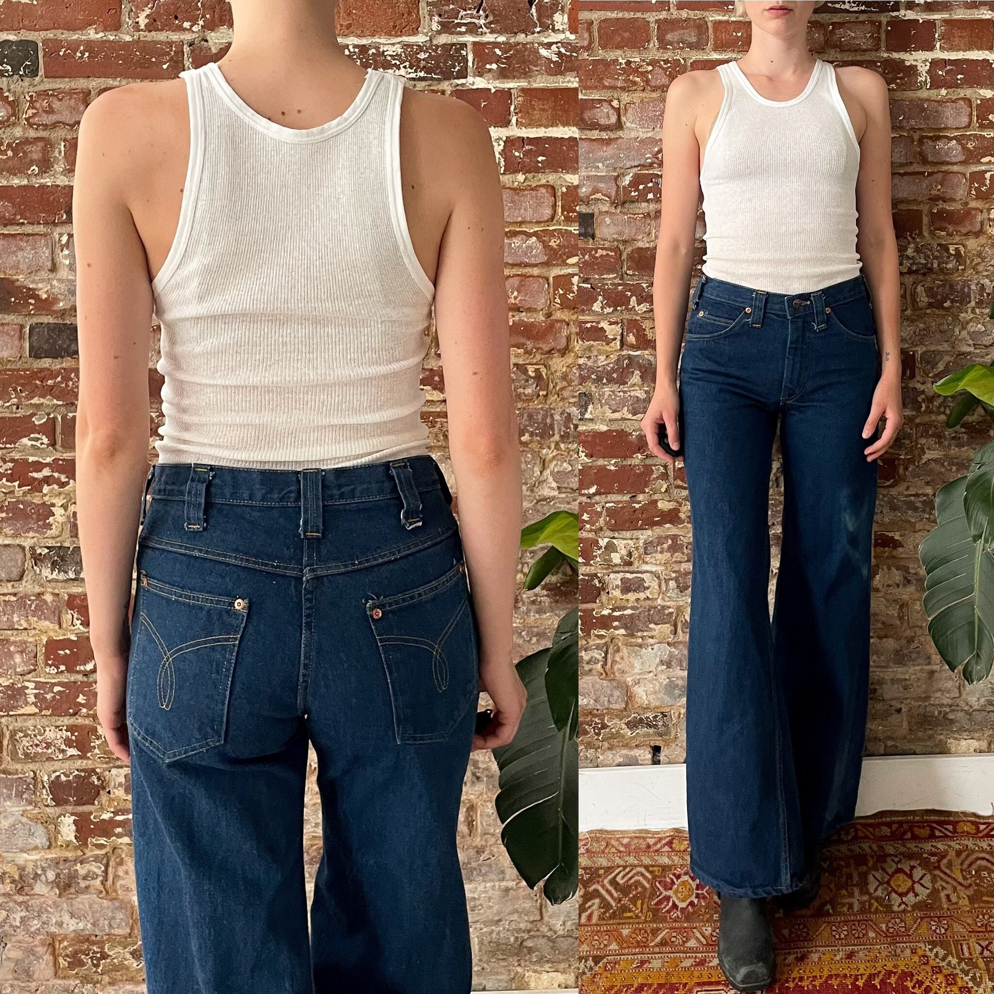 70s Wide Leg Jeans -  Canada
