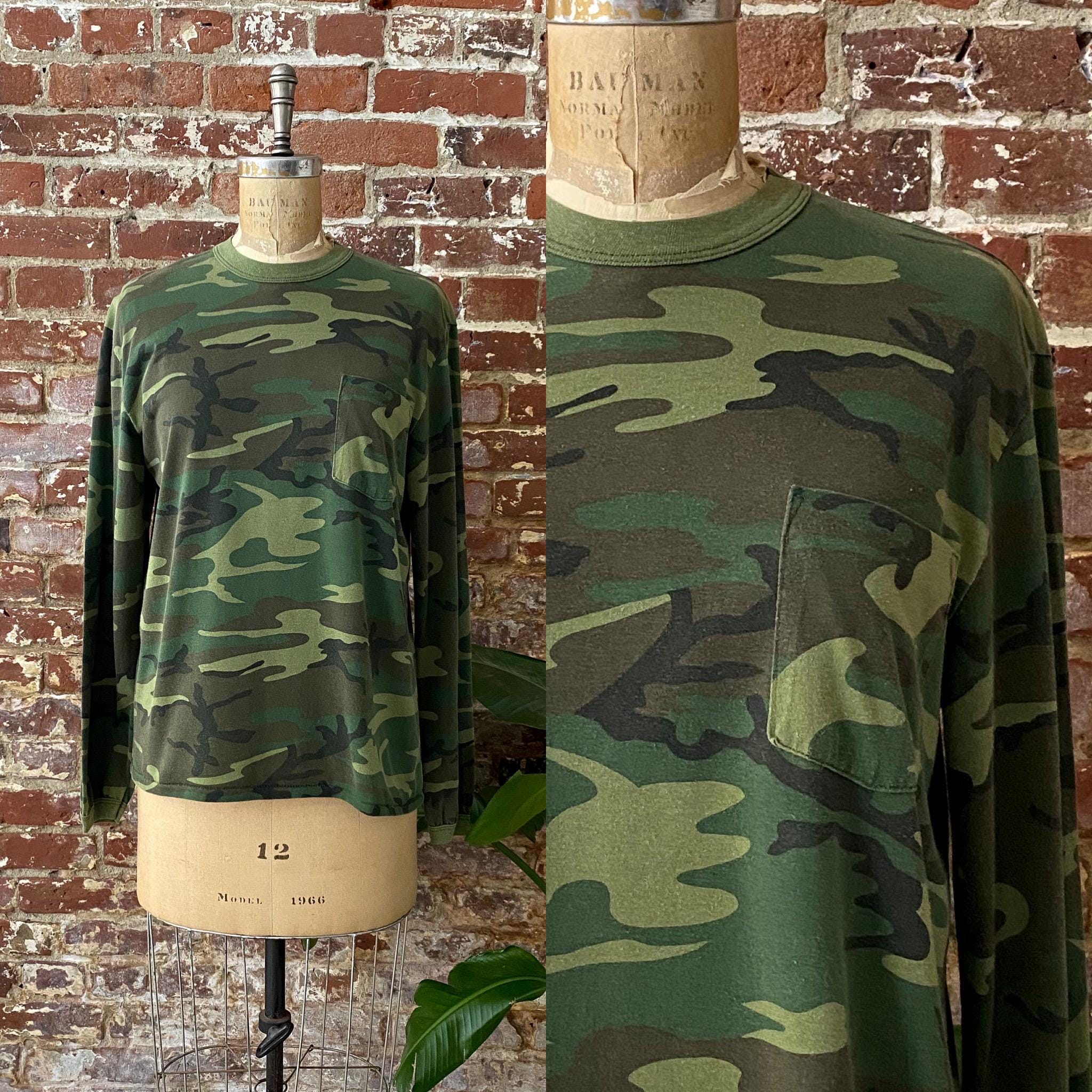 Camo Thermal Shirt - Etsy UK