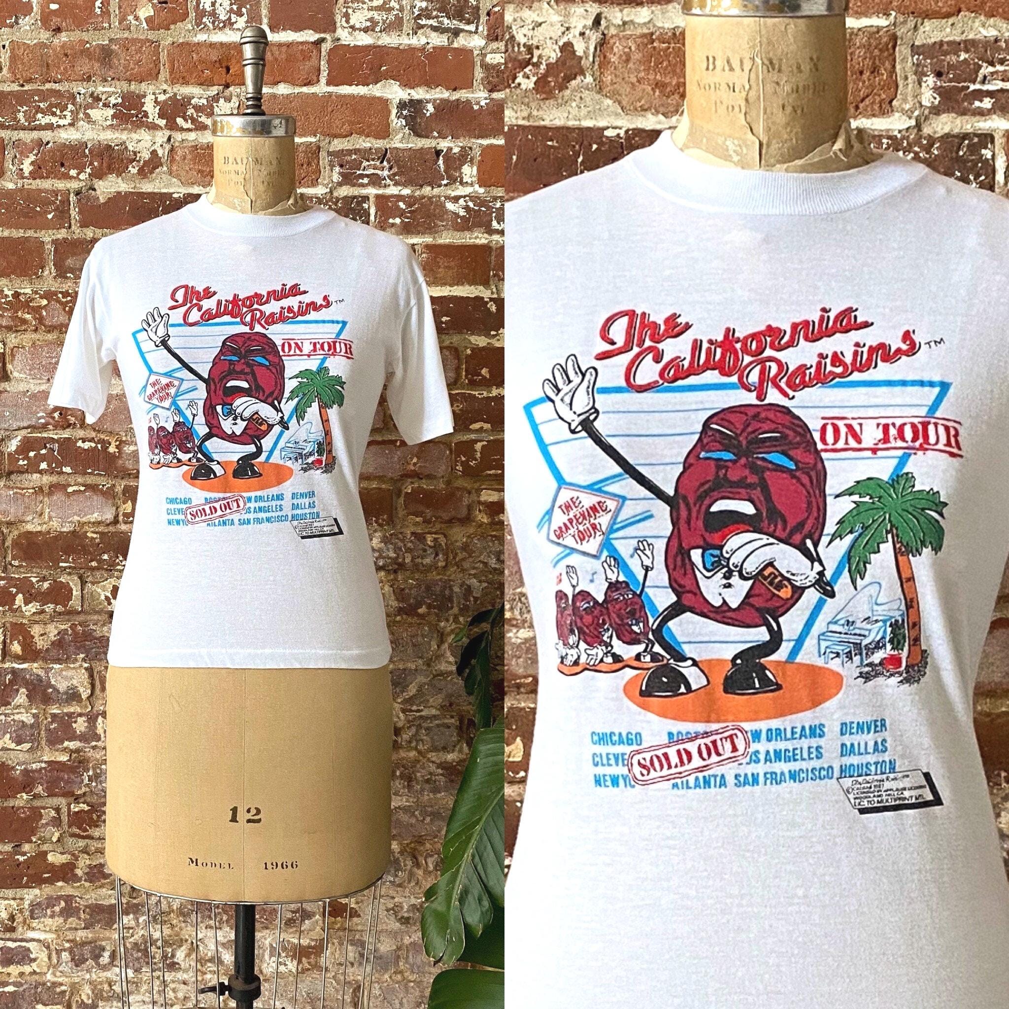 California Raisins 70s〜80s 半袖スウェット　アメリカ製 California Raisins Shirt - Etsy