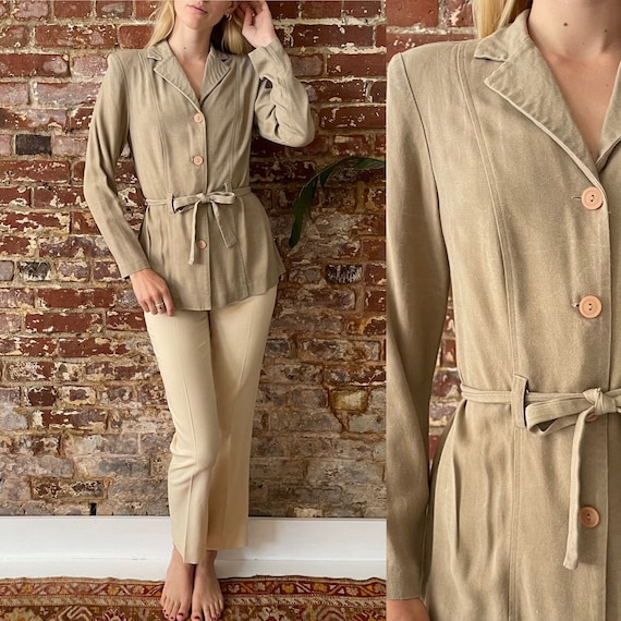 Vintage 1990s Taupe Blazer Vintage 1990s Taupe Blazer