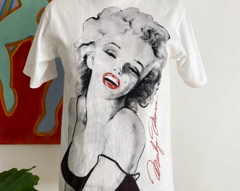 ヴィンテージ 1995 マリリン・モンロー ジーンズ Tシャツ / 90年代