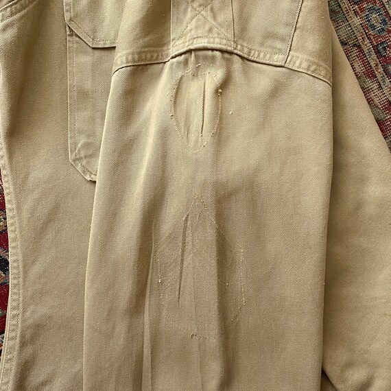 Vintage 1964 Khaki Military Shirt - 60s US Milita… - image 7