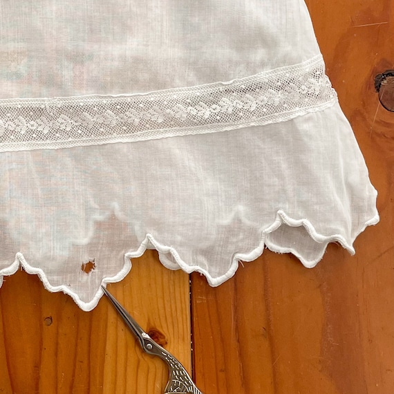 Antique Victorian Edwardian Cotton Ribbon Lingeri… - image 7
