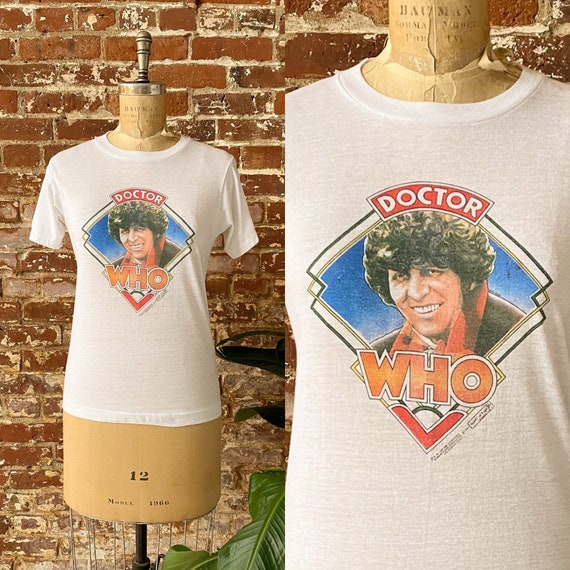 Med andre band Bange for at dø ledig stilling Vintage 1983 Doctor Who Promo T-shirt 80s Original Doctor - Etsy