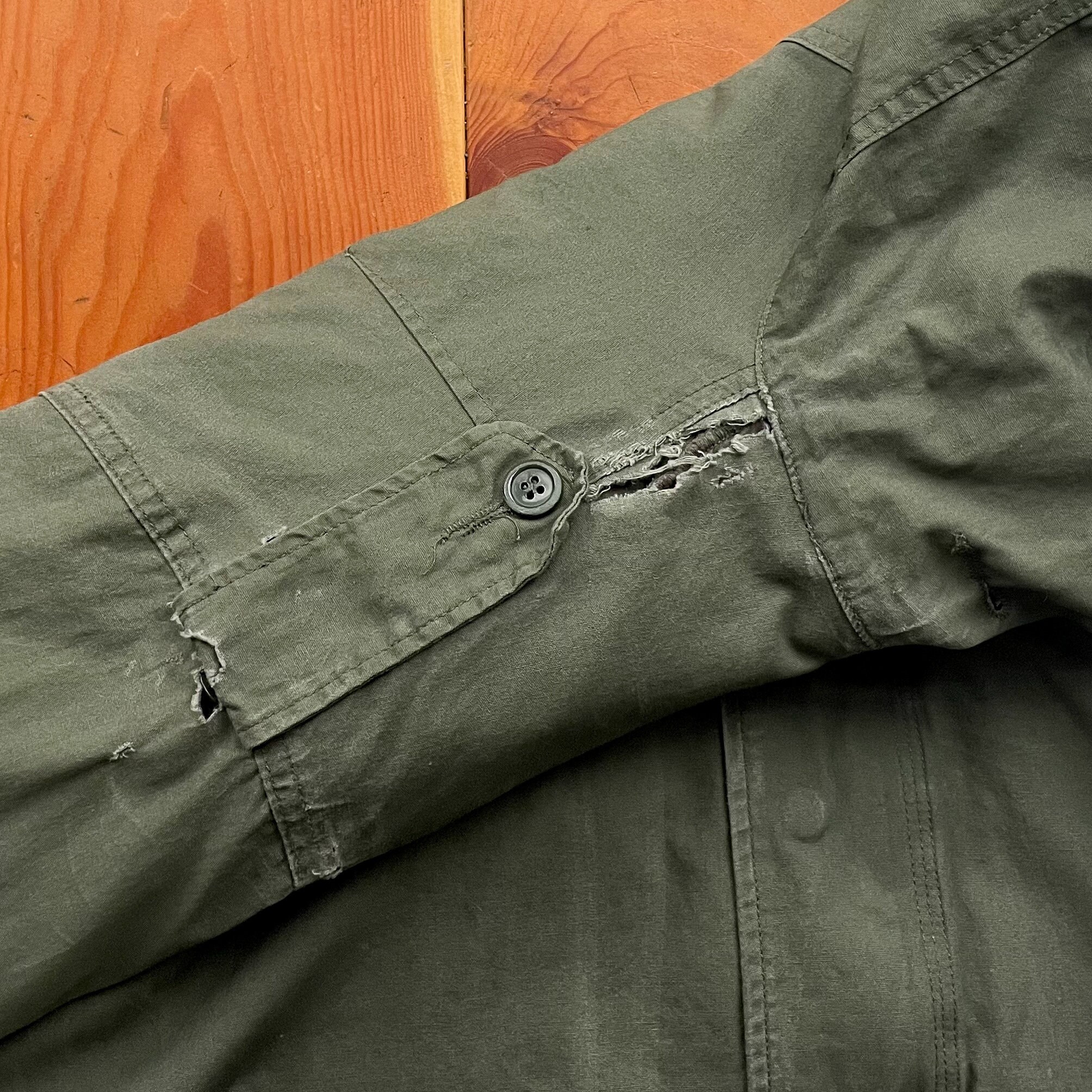 Vintage 1980s Military Fishtail Anorak Jacket - 80s Extreme
