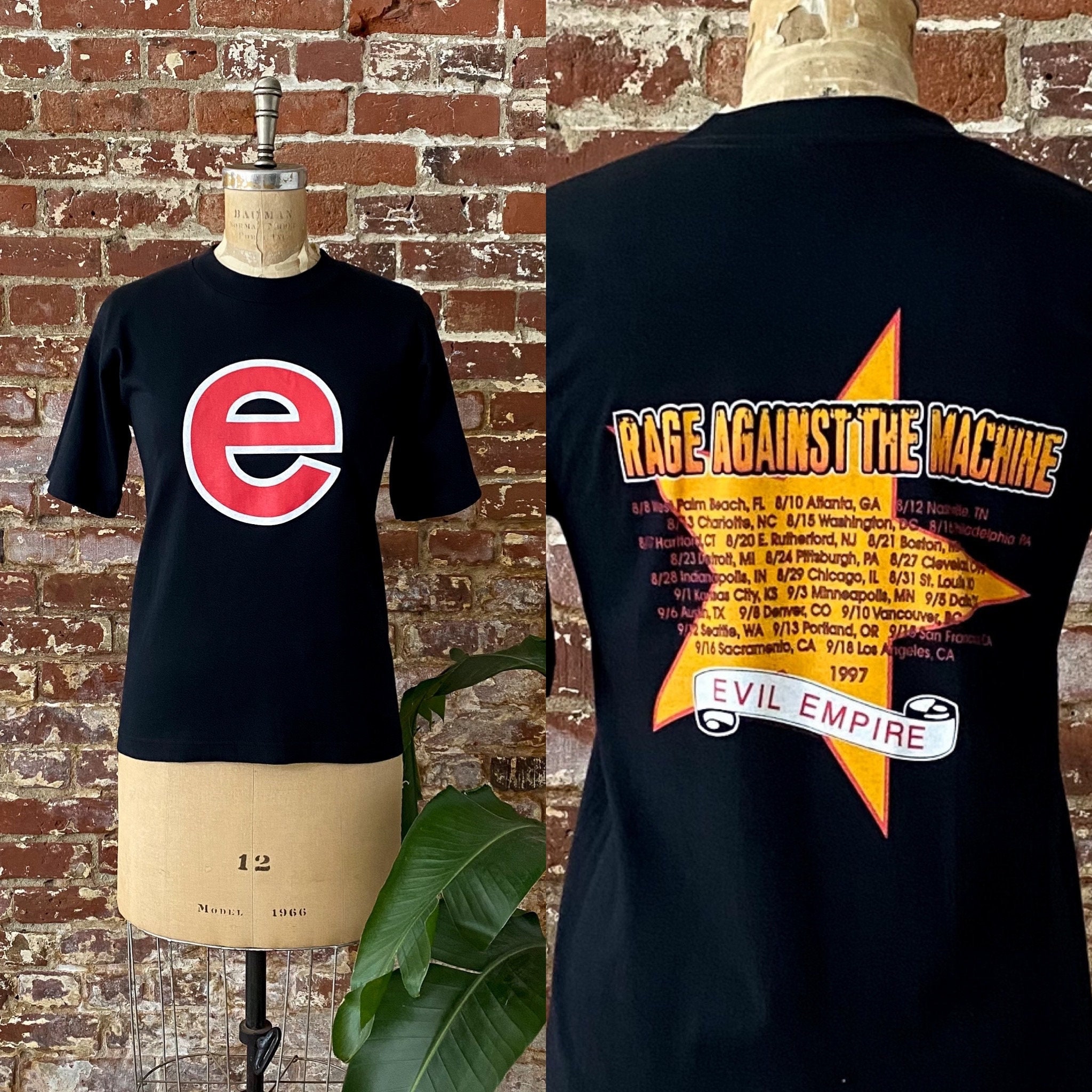 Vintage 1996 Rage Against the Machine Evil Empire Tour T-shirt -  Norway