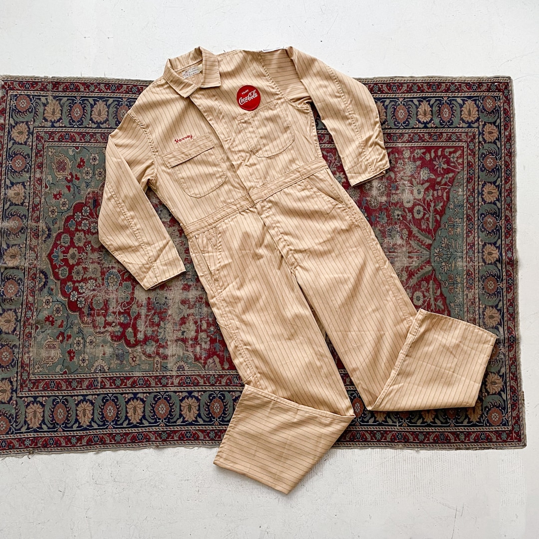 Lot 2171　1910’S CHANGE BUTTON COVERALL Vintage 1950's/60's ANTHONY'S BUCKHIDE Coveralls / John Zink