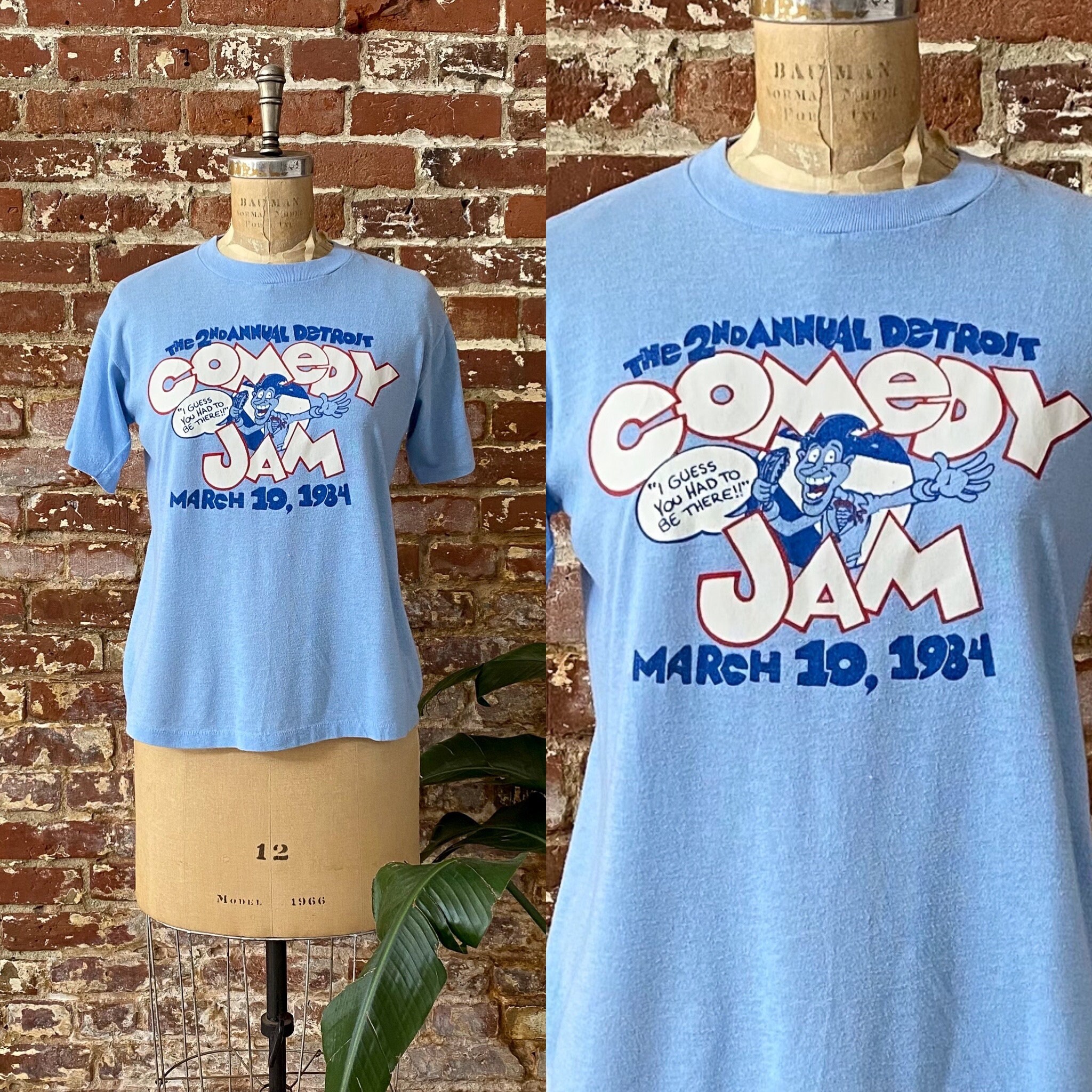 Vintage 1984 Detroit Comedy Jam T-shirt - Single Stitch - Med