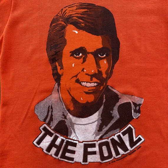 Vintage 1976 The Fonz Happy Days T-Shirt - 70s Th… - image 6