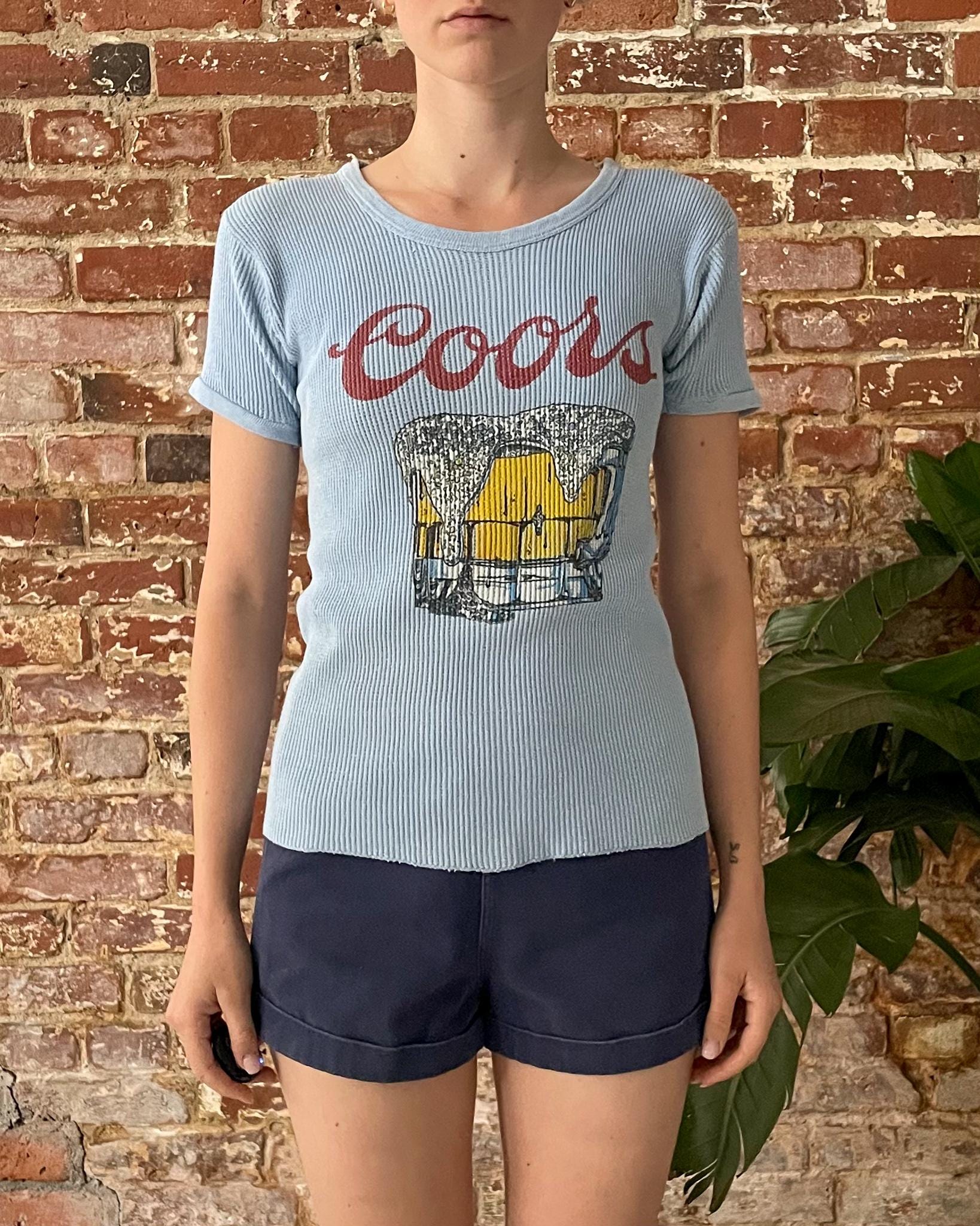 Vintage Waffle Shirt - Etsy Canada
