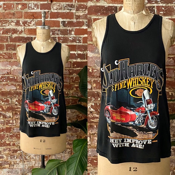 Vintage 1988 Old Harleys & Fine Whiskey They Impr… - image 1