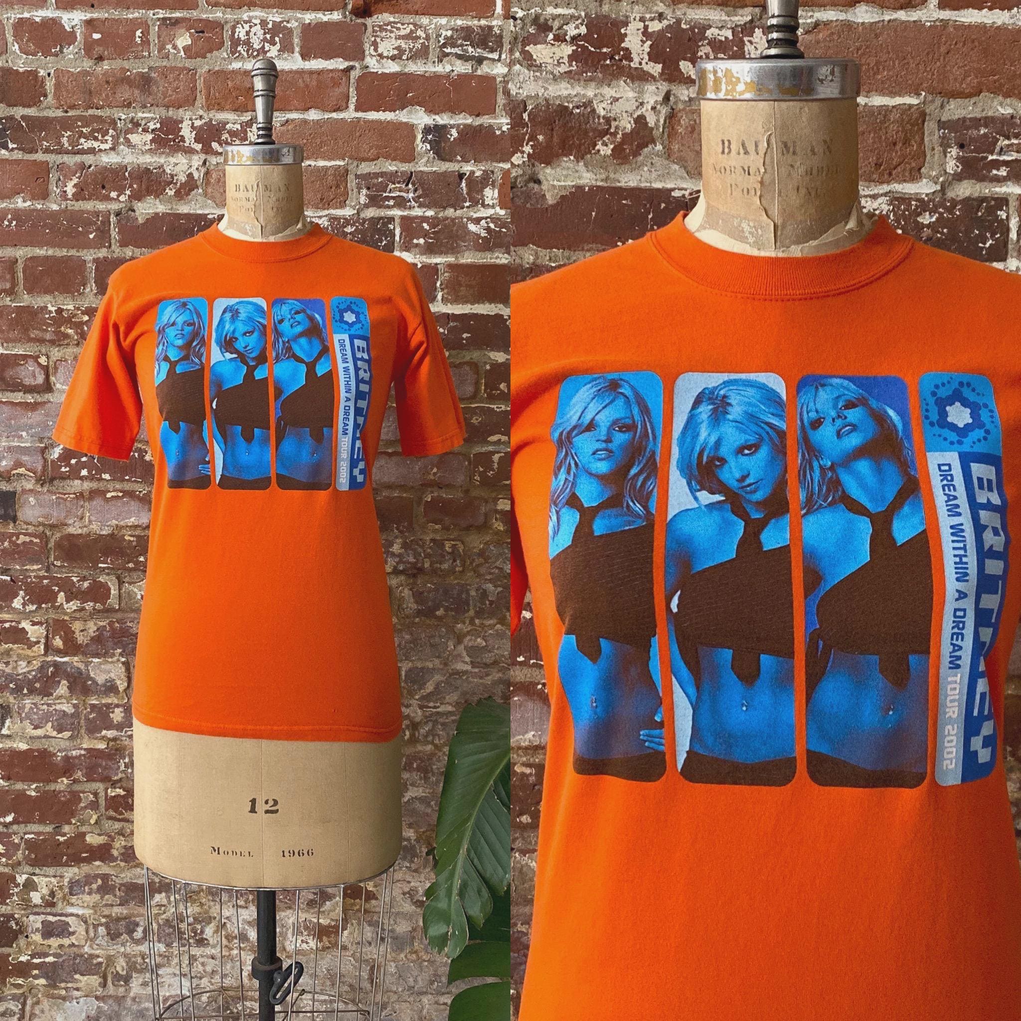 Vintage 2002 Britney Spears Dream Within A Dream Tour T-shirt