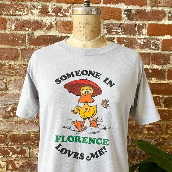 Vintage 1970s Somebody In Florence Loves Me! Duck… - image 3