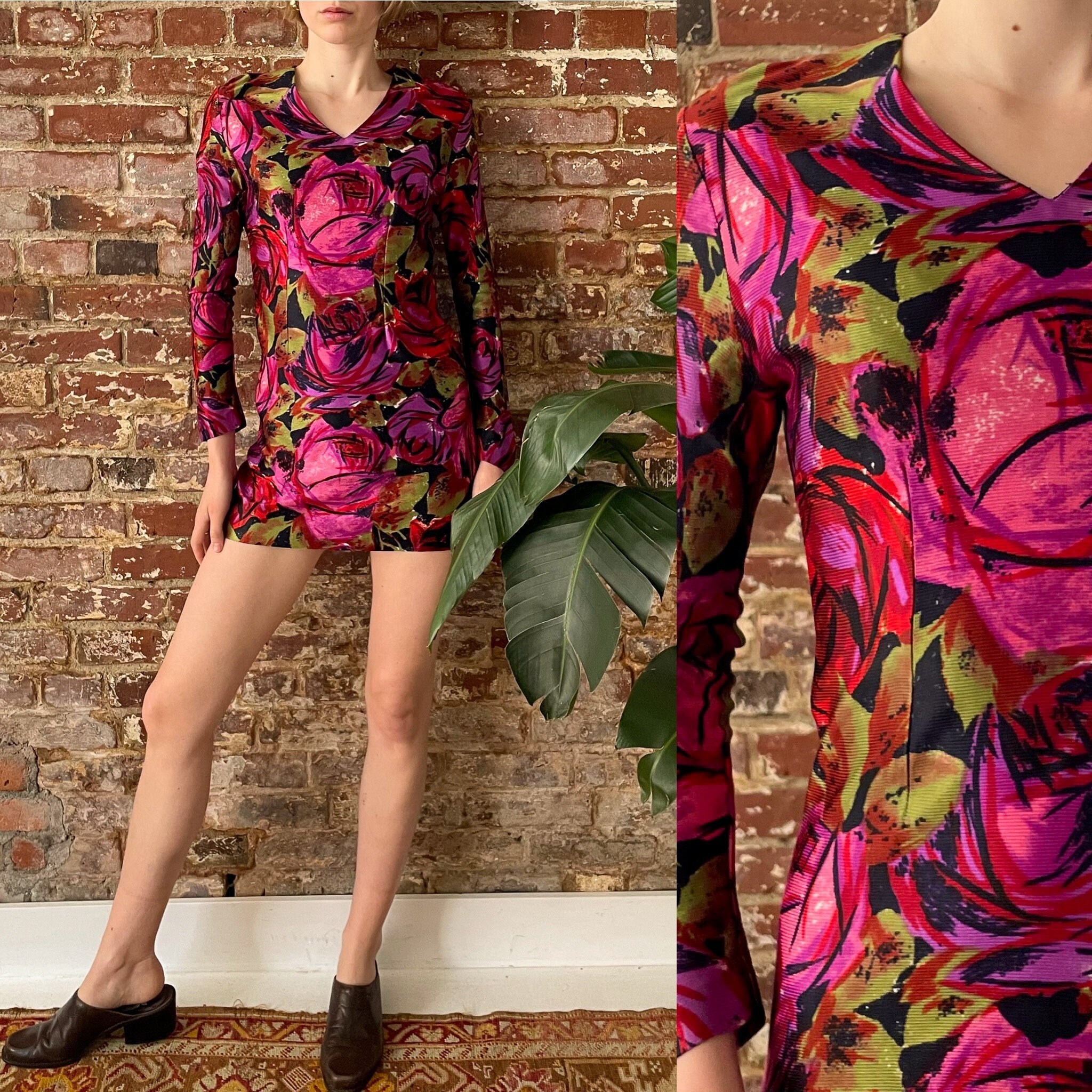 US vintage 花柄　ラップスカート　60s 70s ヨーロッパ古着70s花柄刺繍ヴィンテージラップスカート | 大阪