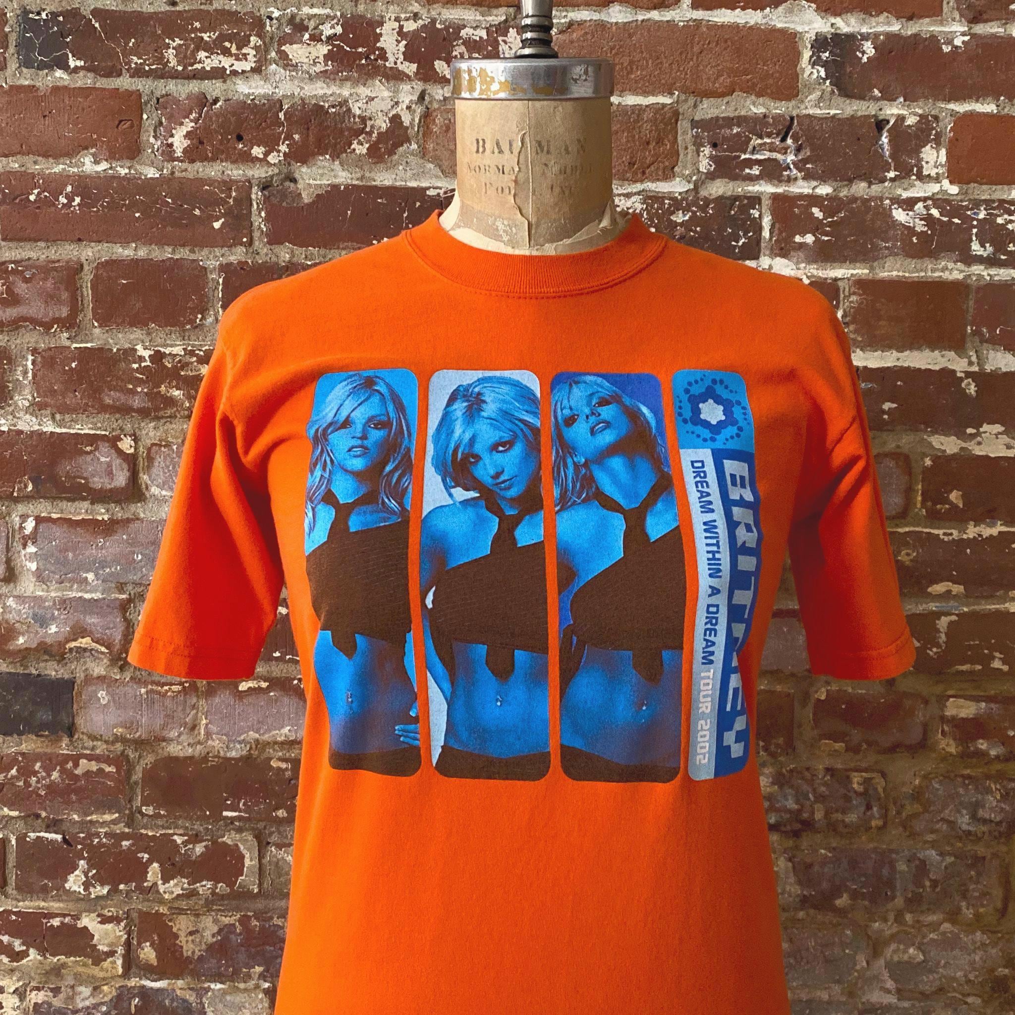 Vintage 2002 Britney Spears Dream Within A Dream Tour T-shirt