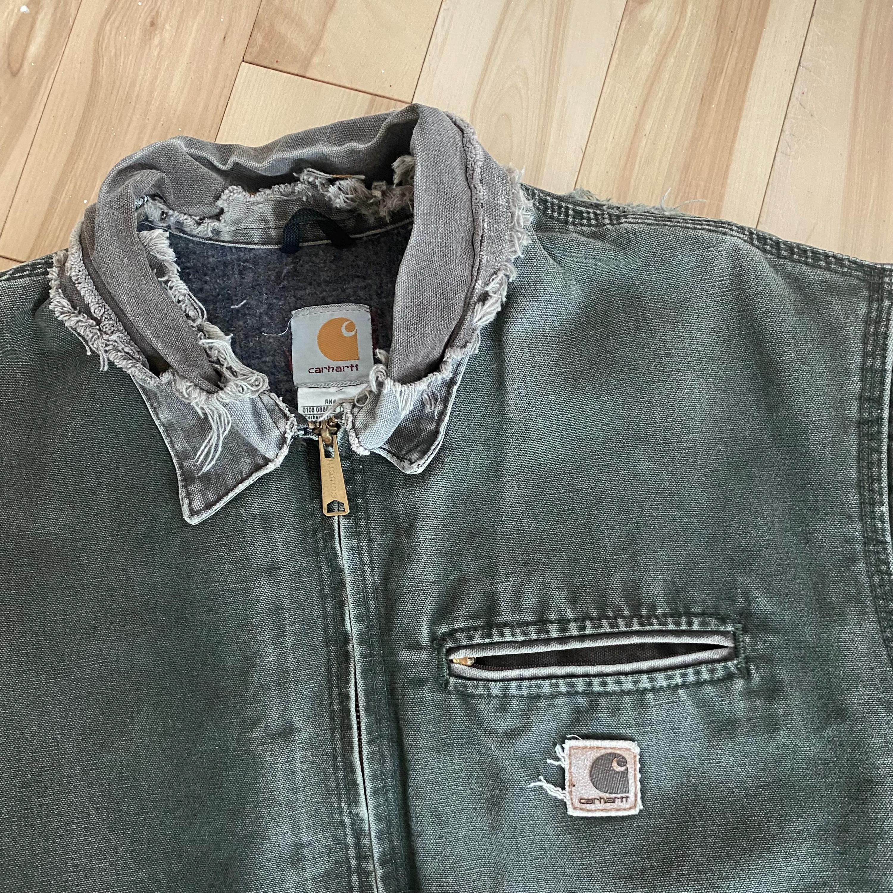 SUN FADED Carhartt デトロイトジャケット J97 MOS CARHARTT DETROIT JACKET FADED MOSS GREEN J97 MOS 