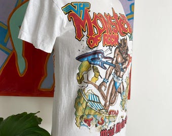 True Vintage 1988 Monsters of Rock Van Halen Metallica White Tour