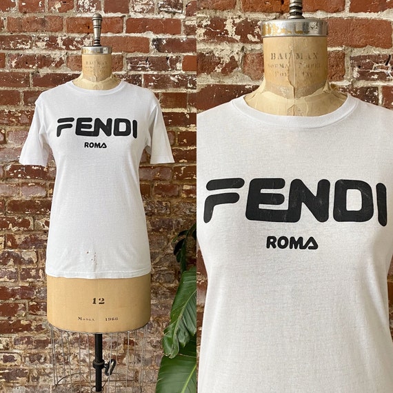Fendi t shirt roma sale