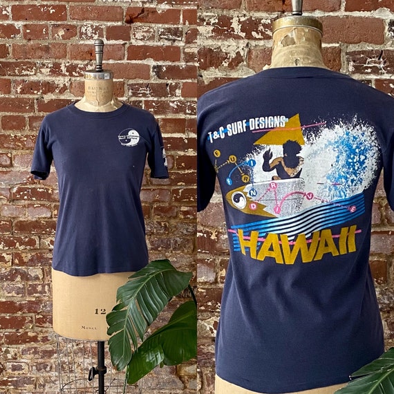 Vintage 1980s T&C Surf Design Pearl City, Hawaii Four Fin Drive