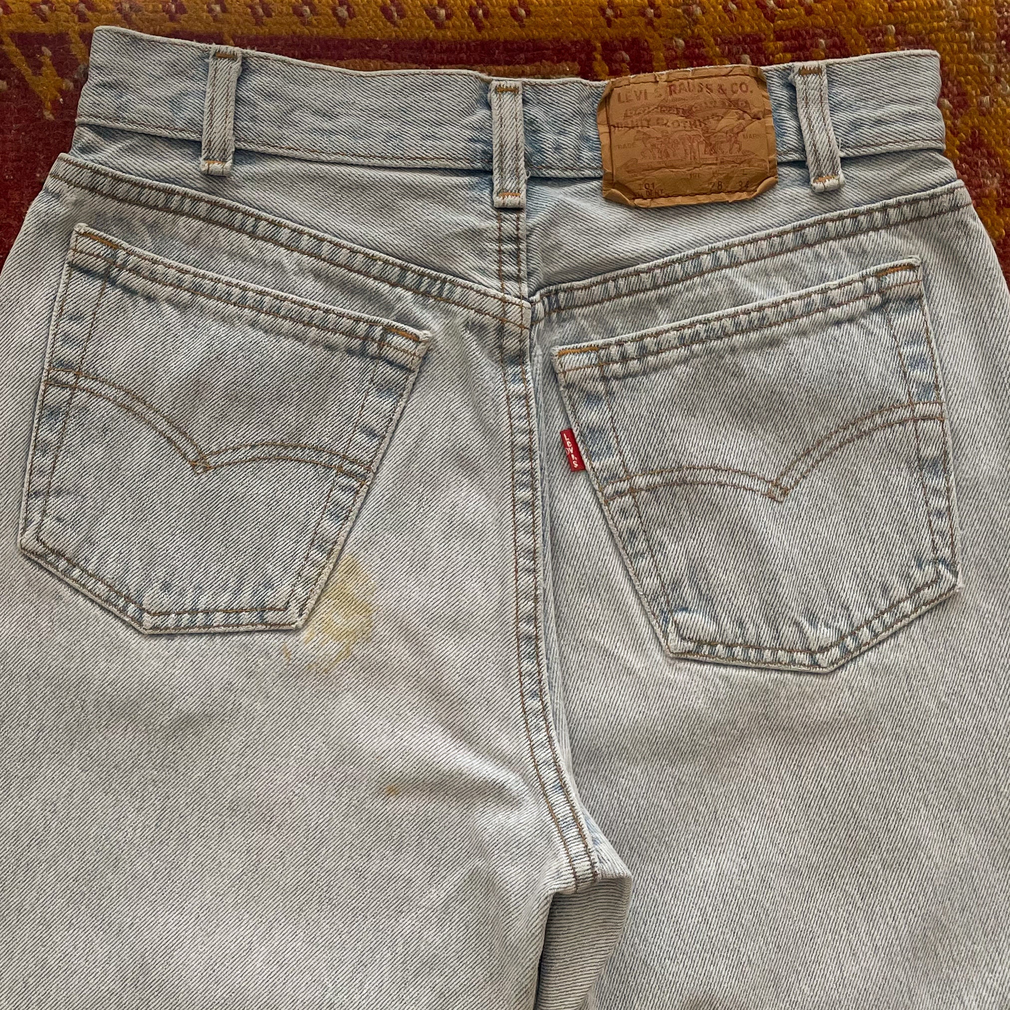 Vintage 1980s Levi's 701 Student Fit Jeans - 80s Levi's