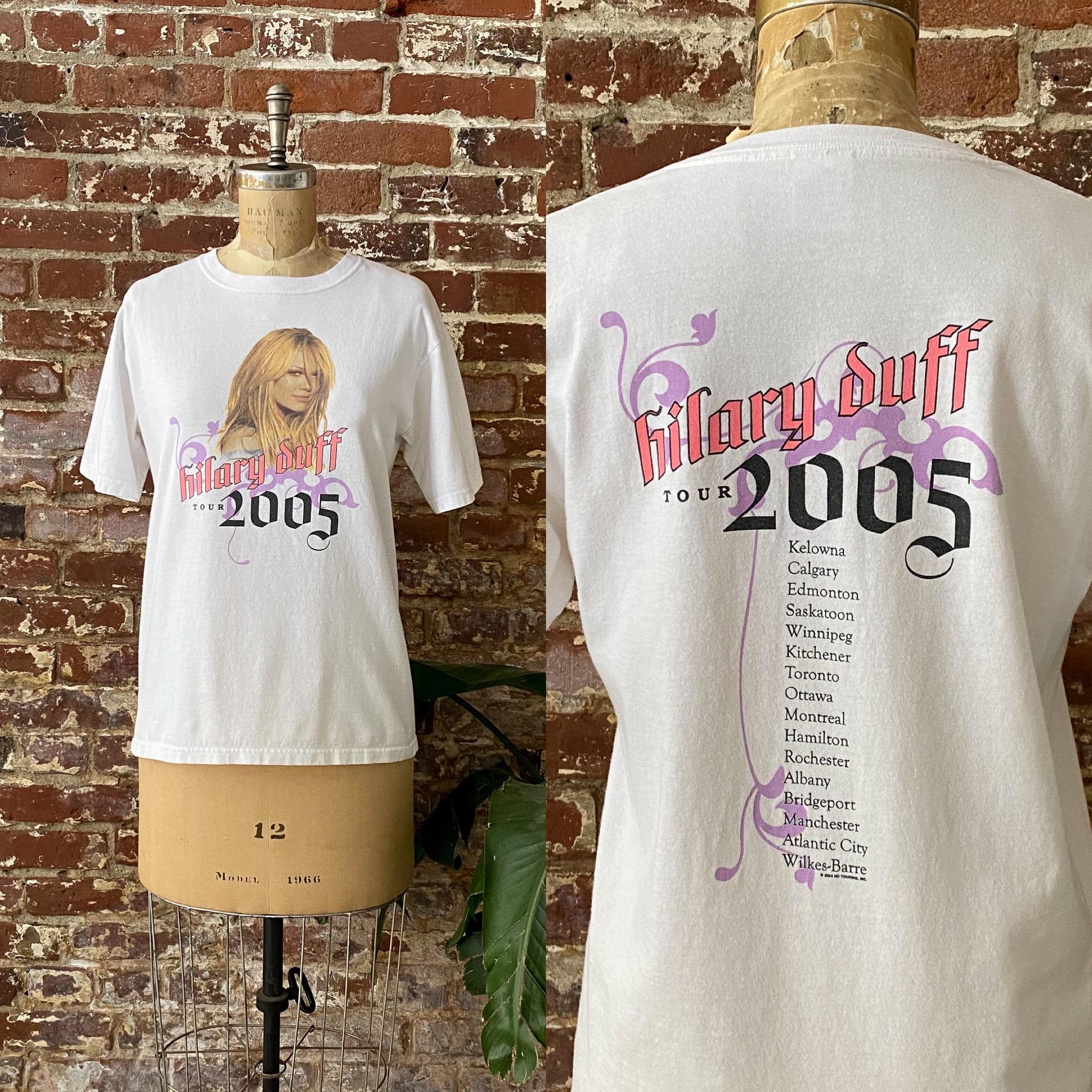 Vintage 2005 Hilary Duff Most Wanted Tour T-shirt - 00s Hilary