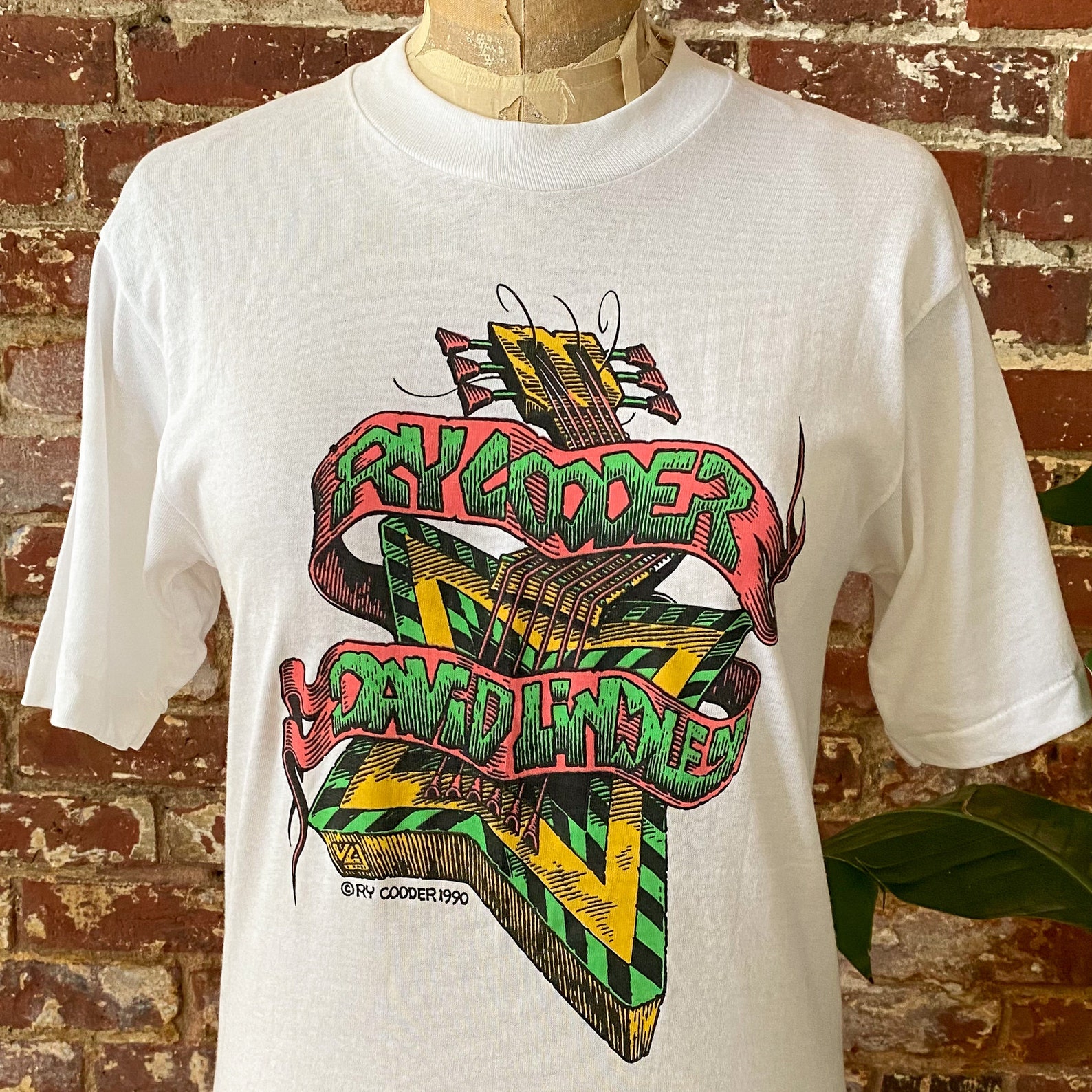 Vintage 1990 Ry Cooder & David Lindley T-Shirt 90s Ry Cooder | Etsy