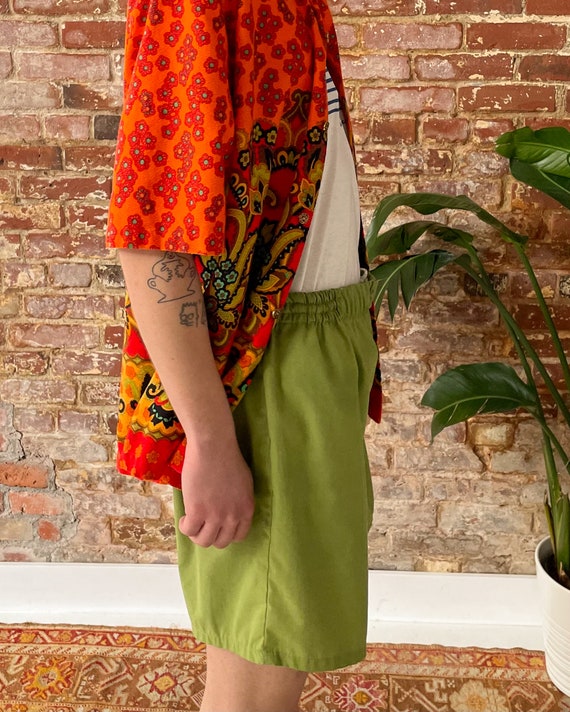 Vintage 1960s Jantzen Olive Green Swim Shorts 60s J… Gem