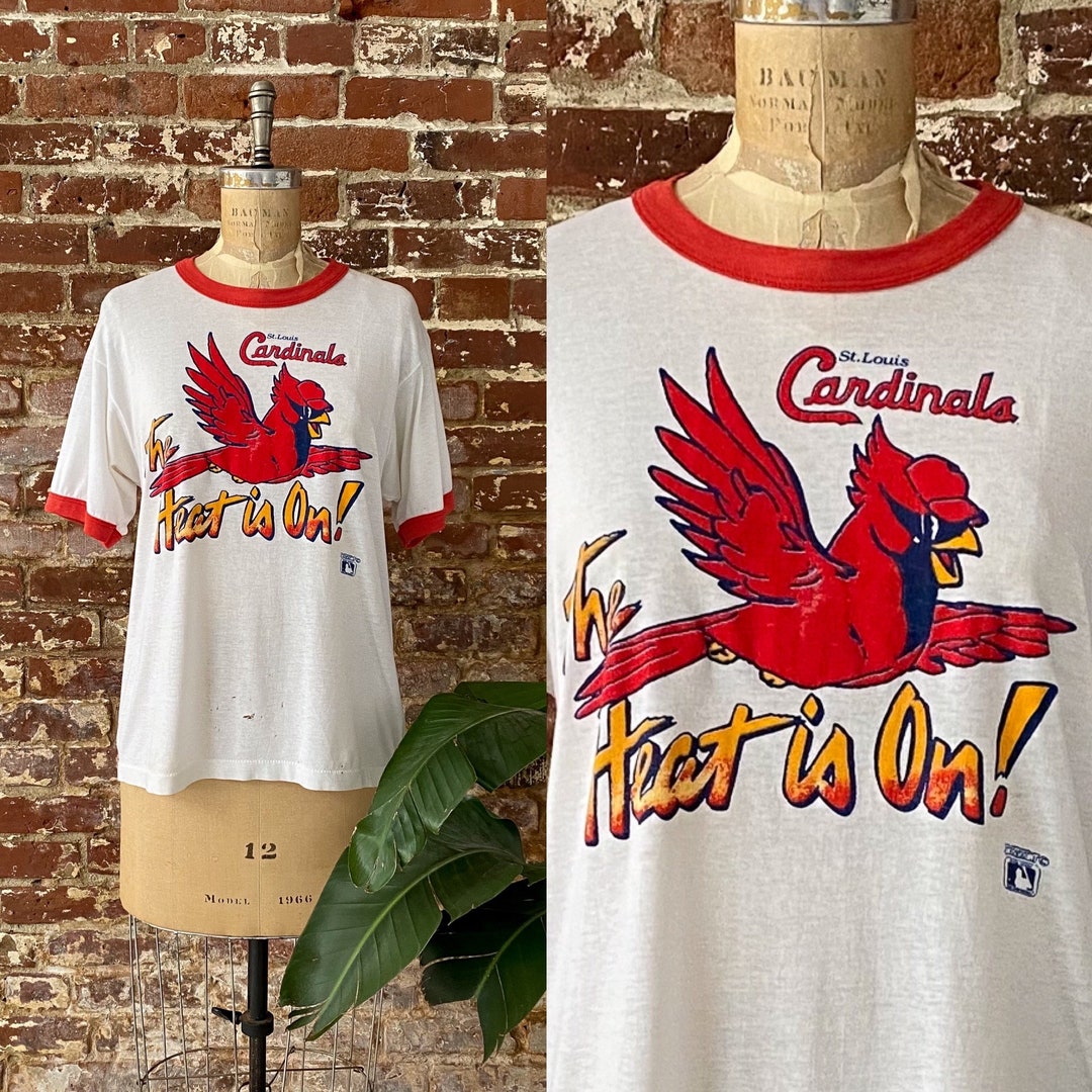 Vintage Kids St. Louis Cardinals MLB Baseball 1980s tee t shirt Size Kids  Large