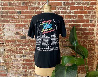 Vintage 1990 ZZ Top Recycler World Tour Canadian & West