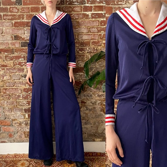 Blue jumpsuit canada hotsell