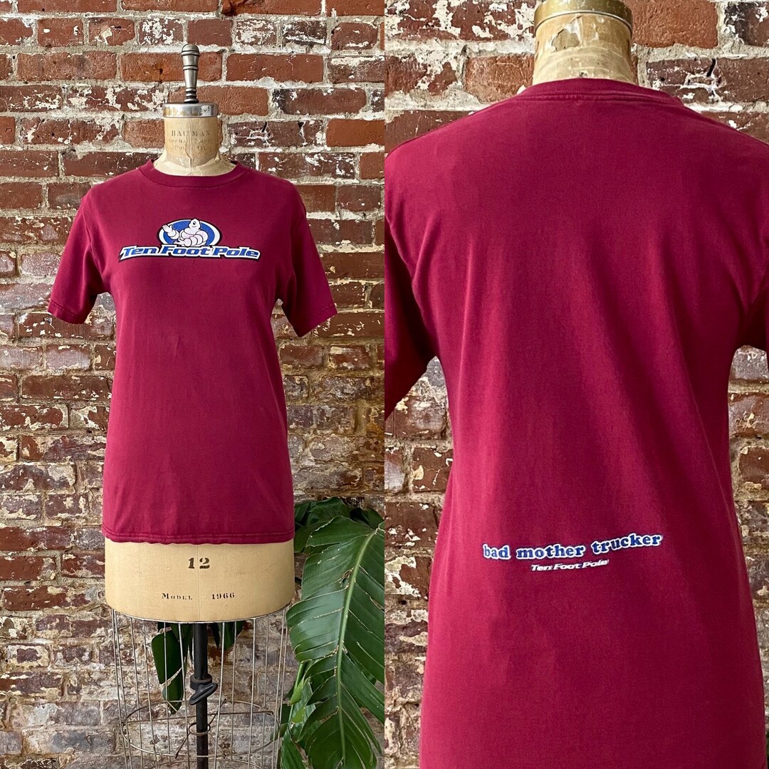 Vintage 2002 Ten Foot Pole Bad Mother Trucker Album Promo T-shirt - 00s