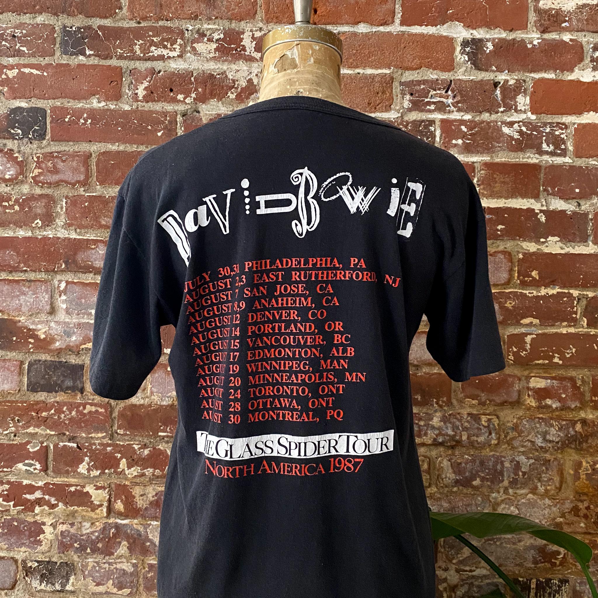 David Bowie Tシャツ The Glass Spider Tour Glass Spiders Tour T-Shirt - David Bowie