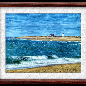 Provincetown Print 11x14 - Race Point Lighthouse - Provincetown Light House - Cape Cod Wall Art - Cape Cod Print - (PR180)