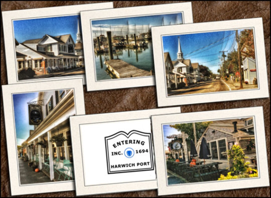 Harwich Port Cape Cod Note Cards Cape Cod Photo Greeting Card Set Photo