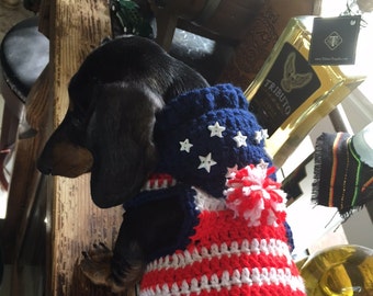 Dog Sweater USA Flag