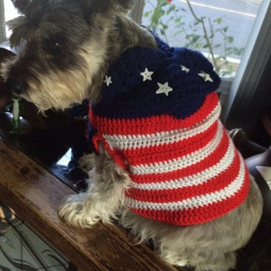 Dog sweater Red, Blue and White Dog Sweater for you Pet